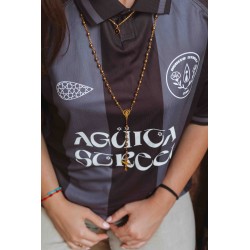 Camiseta fútbol negra