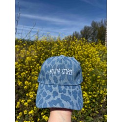 Gorra denim leopardo claro