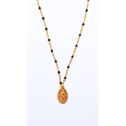 Collar Virgen perlas