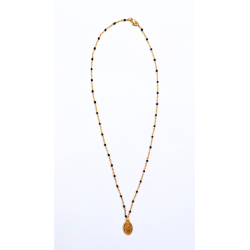 Collar Virgen perlas