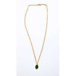 Collar Virgen verde